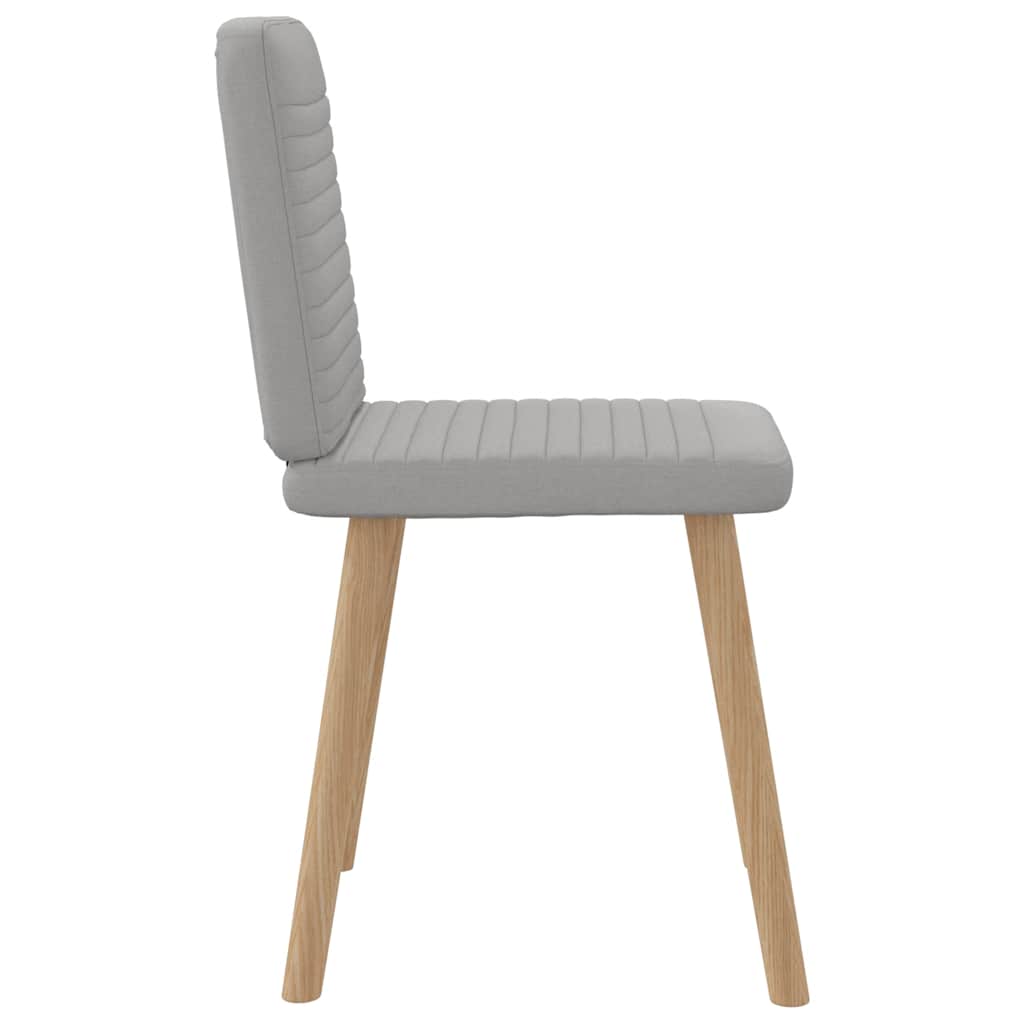 Καρέκλες τραπεζαρίας 4 τεμ Cloud Grey Fabric