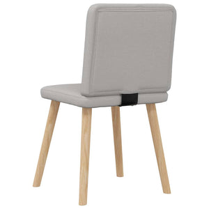 Καρέκλες τραπεζαρίας 4 τεμ Cloud Grey Fabric