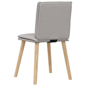 Καρέκλες τραπεζαρίας 4 τεμ Cloud Grey Fabric