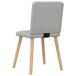 Καρέκλες τραπεζαρίας 6 τεμ Cloud Grey Fabric