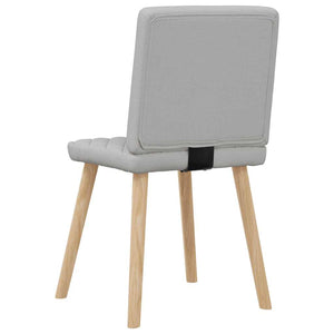 Καρέκλες τραπεζαρίας 6 τεμ Cloud Grey Fabric