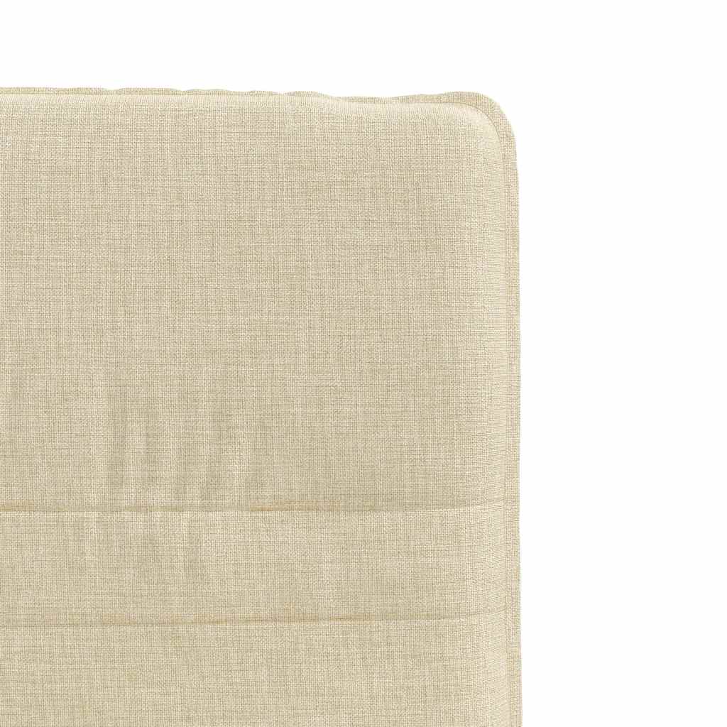 Καρέκλες Τραπεζαρίας 6 τεμ. Κρεμ Υφασμάτινες