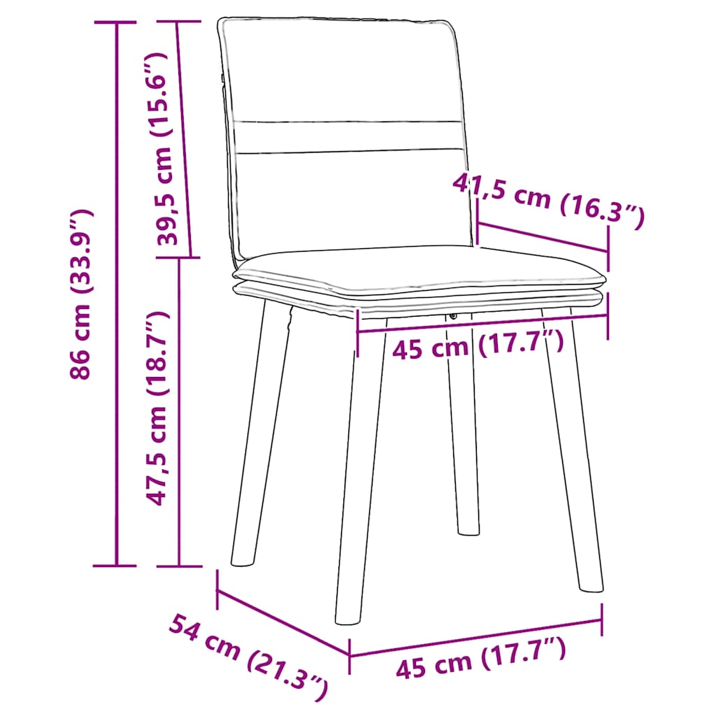 Καρέκλες Τραπεζαρίας 6 τεμ. Μπλε Υφασμάτινες