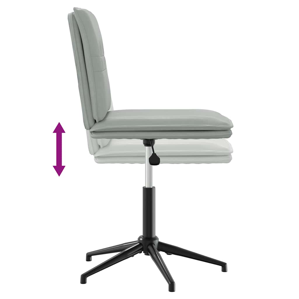 Καρέκλες Τραπεζαρίας 4 τεμ. Ανοιχτό Γκρι Βελούδινες