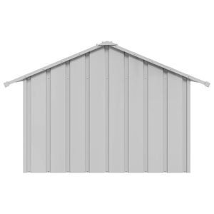 Σπιτάκι σκύλου με οροφή 83x130x85 cm Γαλβανισμένος χάλυβας - Pakobazaar