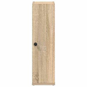 Ντουλάπι μπάνιου με θήκη για ρολό Δρυς sonoma 20,5x22x72 cm
