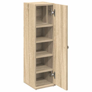 Ντουλάπι μπάνιου με θήκη για ρολό Δρυς sonoma 20,5x22x72 cm
