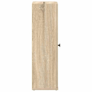 Ντουλάπι μπάνιου με θήκη για ρολό Δρυς sonoma 20,5x22x72 cm