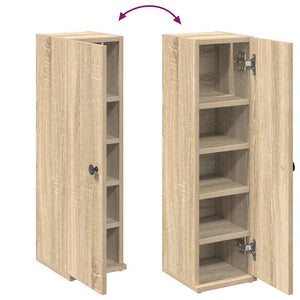 Ντουλάπι μπάνιου με θήκη για ρολό Δρυς sonoma 20,5x22x72 cm
