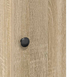 Ντουλάπι μπάνιου με θήκη για ρολό Δρυς sonoma 20,5x22x72 cm