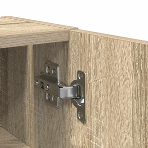 Ντουλάπι μπάνιου με θήκη για ρολό Δρυς sonoma 20,5x22x72 cm