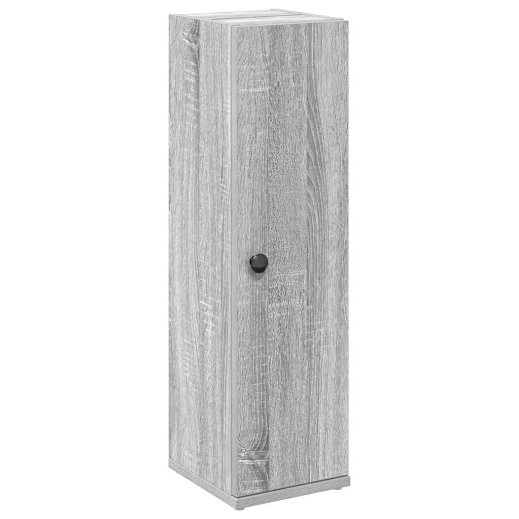 Ντουλάπι μπάνιου με θήκη για ρολό Γκρι Sonoma 20,5x22x72 εκ. - Pakobazaar