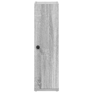 Ντουλάπι μπάνιου με θήκη για ρολό Γκρι Sonoma 20,5x22x72 εκ. - Pakobazaar