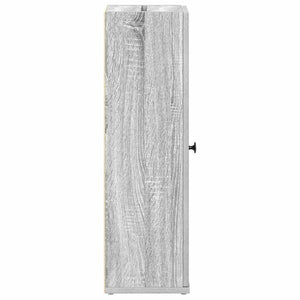 Ντουλάπι μπάνιου με θήκη για ρολό Γκρι Sonoma 20,5x22x72 εκ. - Pakobazaar