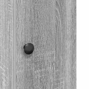 Ντουλάπι μπάνιου με θήκη για ρολό Γκρι Sonoma 20,5x22x72 εκ. - Pakobazaar