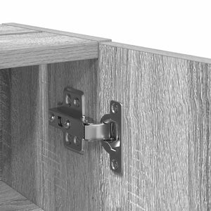 Ντουλάπι μπάνιου με θήκη για ρολό Γκρι Sonoma 20,5x22x72 εκ. - Pakobazaar