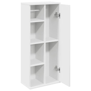 Ντουλάπι μπάνιου με θήκη για ρολά Λευκό 39x22x90 cm - Pakobazaar