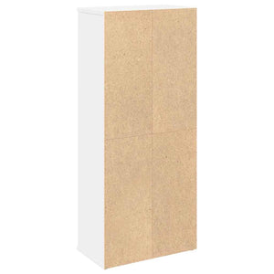 Ντουλάπι μπάνιου με θήκη για ρολά Λευκό 39x22x90 cm - Pakobazaar
