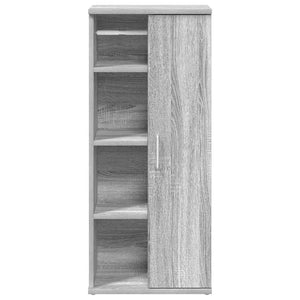 Ντουλάπι μπάνιου με θήκη για ρολό Γκρι Sonoma 39x22x90 εκ. - Pakobazaar