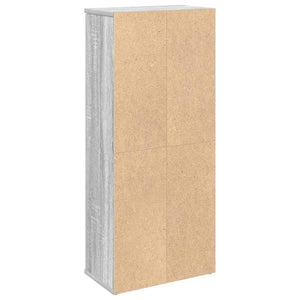 Ντουλάπι μπάνιου με θήκη για ρολό Γκρι Sonoma 39x22x90 εκ. - Pakobazaar