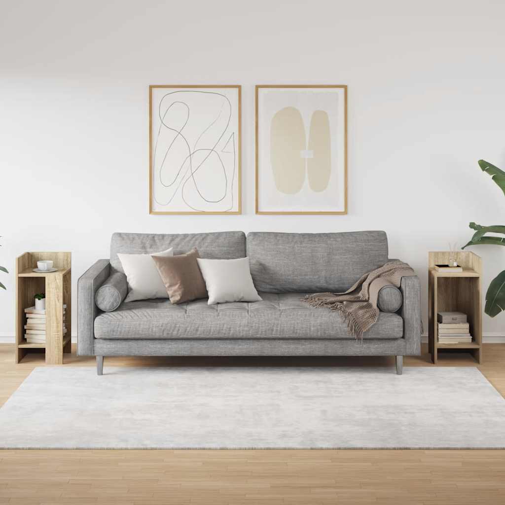 Τραπεζάκια 2 τεμ. με ράφι Sonoma Δρυς 25,5x27x60 εκ.
