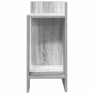 Τραπεζάκι με ράφι Γκρι Sonoma 25,5x27x60 εκ.