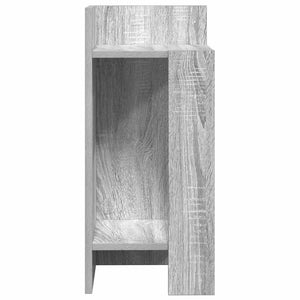 Τραπεζάκι με ράφι Γκρι Sonoma 25,5x27x60 εκ.