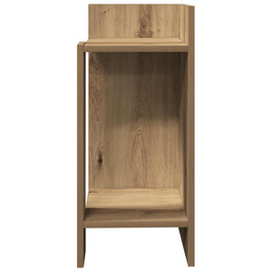 Τραπεζάκι με ράφι Αρτισιανή Δρυς 25,5x27x60 εκ. - Pakobazaar