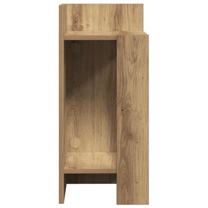 Τραπεζάκι με ράφι Αρτισιανή Δρυς 25,5x27x60 εκ. - Pakobazaar