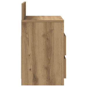 Κομοδίνο με 2 συρτάρια Αρτισιανή Δρυς 40x33x60 εκ.