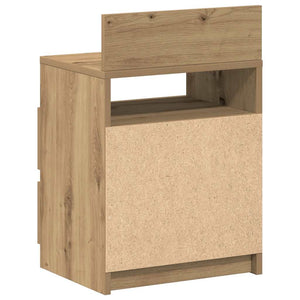 Κομοδίνο με 2 συρτάρια Αρτισιανή Δρυς 40x33x60 εκ.
