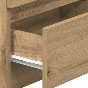 Κομοδίνο με 2 συρτάρια Αρτισιανή Δρυς 40x33x60 εκ.