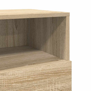 Κομοδίνο με 2 συρτάρια Sonoma Δρυς 36x36x68 εκ.