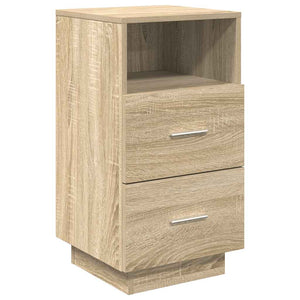 Κομοδίνα 2 τεμάχια με 2 συρτάρια Sonoma Δρυς 36x36x68 εκ. - Pakobazaar