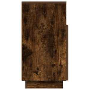 Κομοδίνα 2 τμχ με 2 συρτάρια Καπνιστή Δρυς 36x36x68 εκ. - Pakobazaar