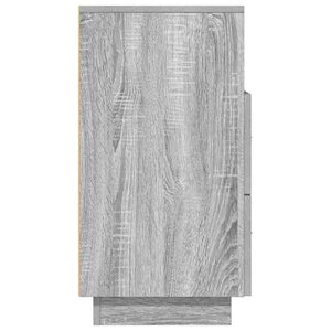 Κομοδίνο με 2 συρτάρια Γκρι Sonoma 36x36x68 εκ.