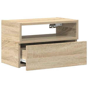 Κομοδίνο Επιτοίχιο Sonoma Δρυς 45x26x28,5 εκ.