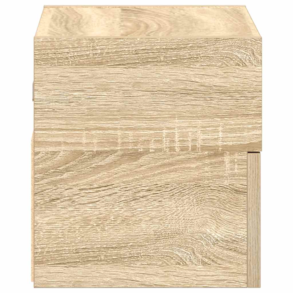 Κομοδίνο Επιτοίχιο Sonoma Δρυς 45x26x28,5 εκ.