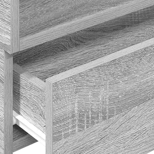 Κομοδίνα Επιτοίχια Γκρι Sonoma 45x26x28,5 εκ.