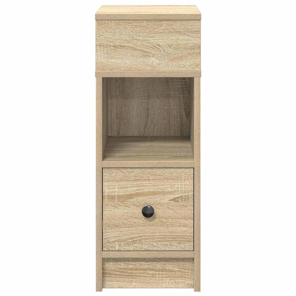 Κομοδίνο με συρτάρι Sonoma Δρυς 25x31x66 εκ. - Pakobazaar