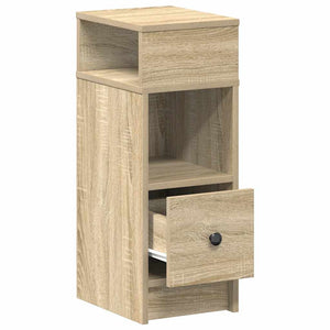 Κομοδίνα 2 τεμάχια με συρτάρι Sonoma Δρυς 25x31x66 εκ. - Pakobazaar