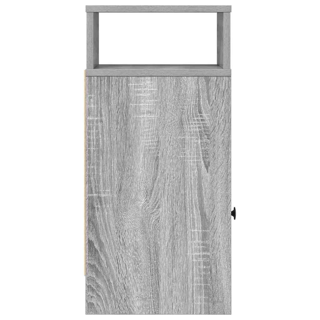 Κομοδίνο με Συρτάρι Γκρι Sonoma 25x31x66 εκ. - Pakobazaar