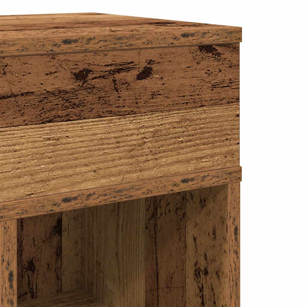 Κομοδίνο με Συρτάρι από Παλιό Ξύλο 25x31x66 εκ. - Pakobazaar