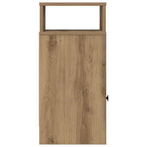 Κομοδίνα 2 τεμ. με Συρτάρι Artisan Oak 25x31x66 εκ. - Pakobazaar