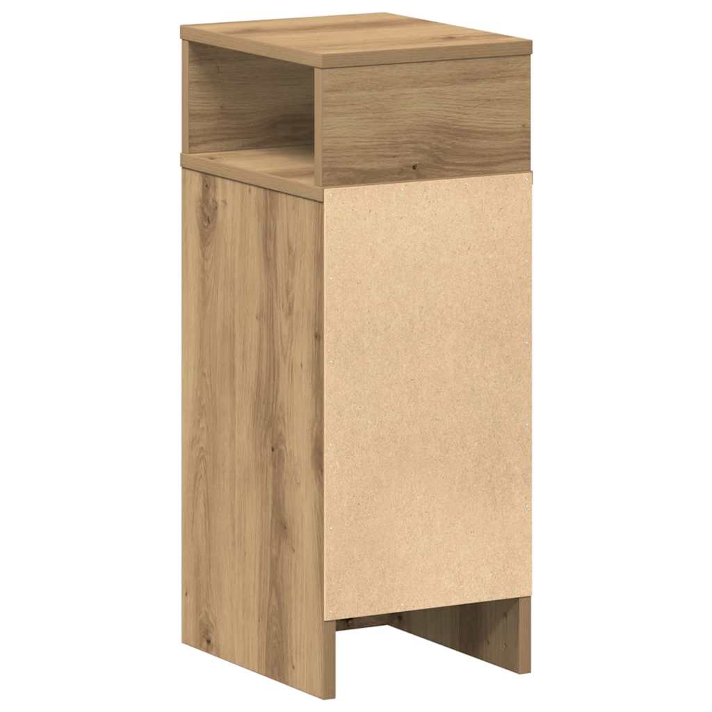 Κομοδίνα 2 τεμ. με Συρτάρι Artisan Oak 25x31x66 εκ. - Pakobazaar
