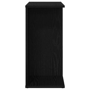 Κομοδίνο Μαύρη δρυς 46,5x29x61 cm Κατασκευασμένο ξύλο