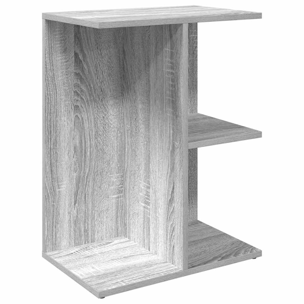 Κομοδίνα 2 τεμ Γκρι Sonoma 46,5x29x61 εκ. Επεξεργασμένο Ξύλο