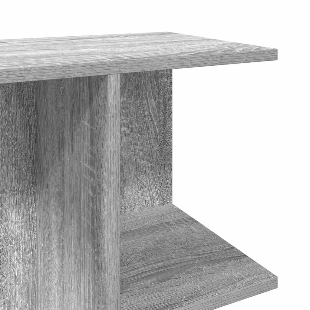 Κομοδίνα 2 τεμ Γκρι Sonoma 46,5x29x61 εκ. Επεξεργασμένο Ξύλο