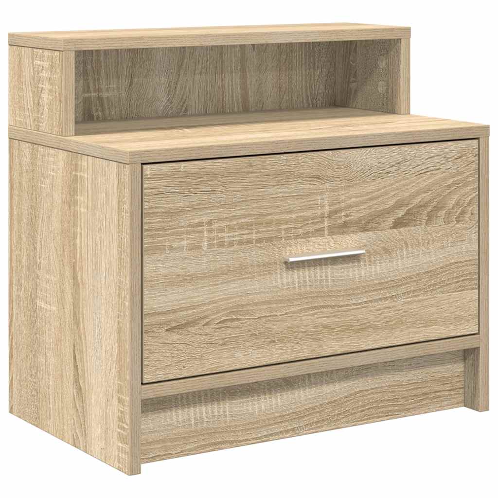 Κομοδίνο με συρτάρι Sonoma Δρυς 51x31x47 εκ.