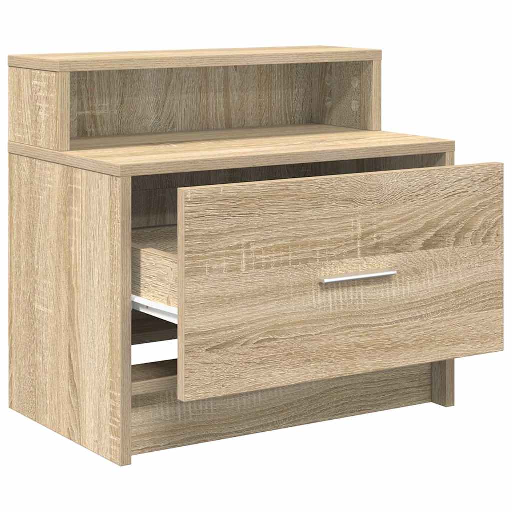 Κομοδίνο με συρτάρι Sonoma Δρυς 51x31x47 εκ.